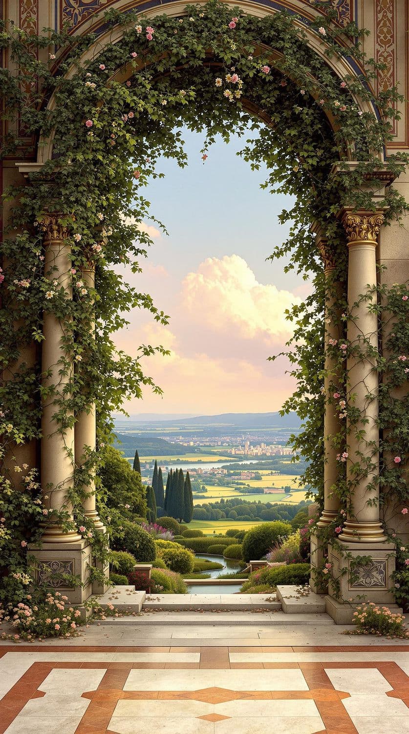 Renaissance Ruins in Bloom