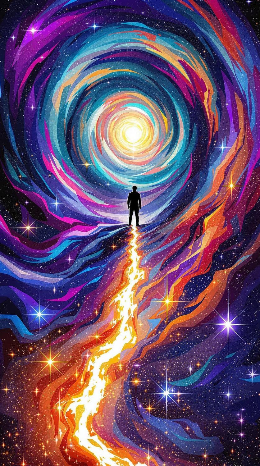 Lone Explorer at the Galaxy's Edge