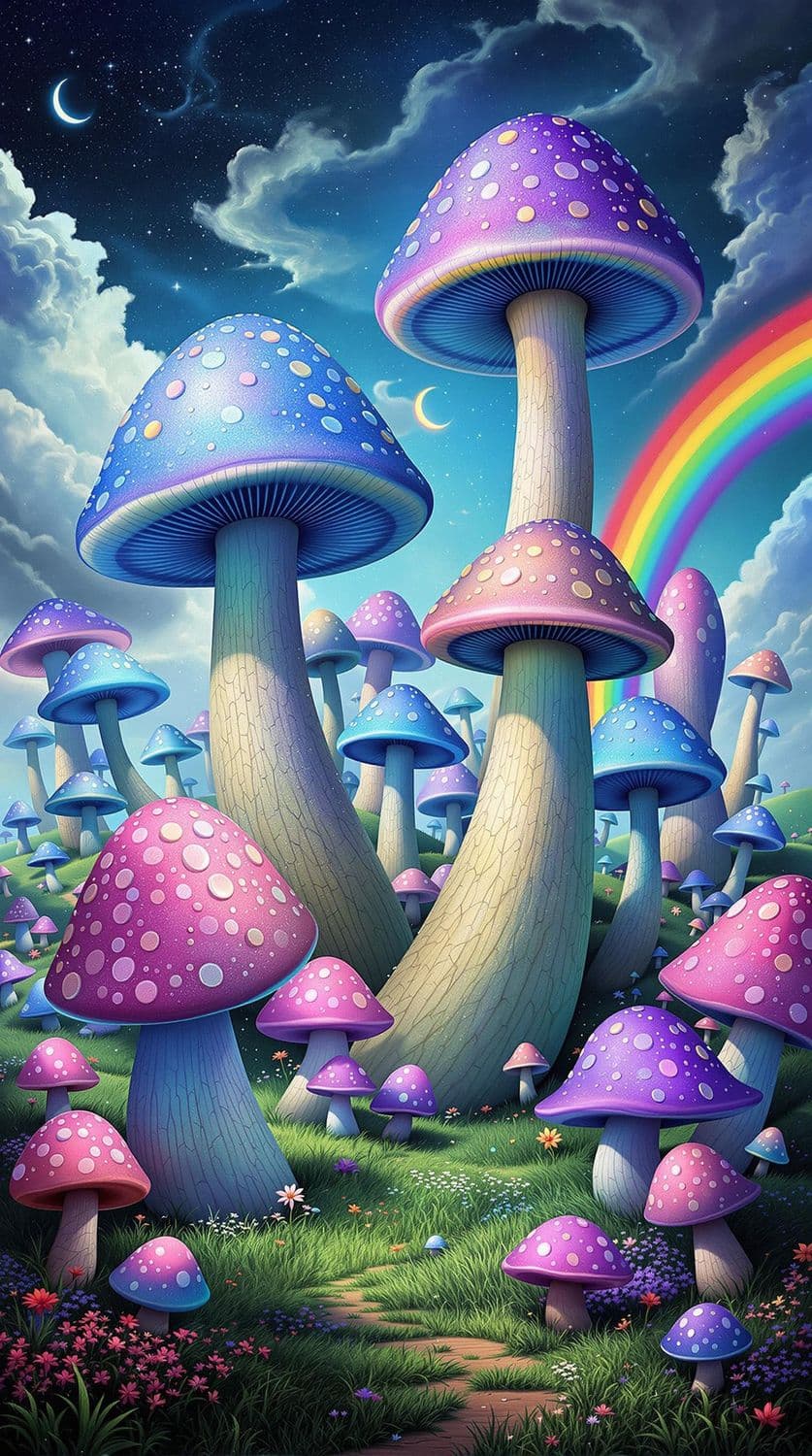 Enchanted Mushroom Meadow