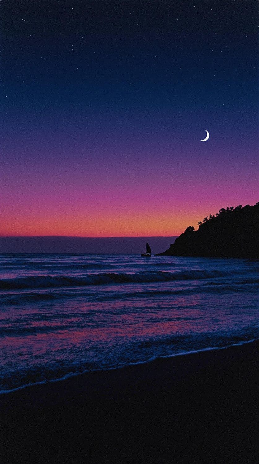 Twilight Beach Serenity