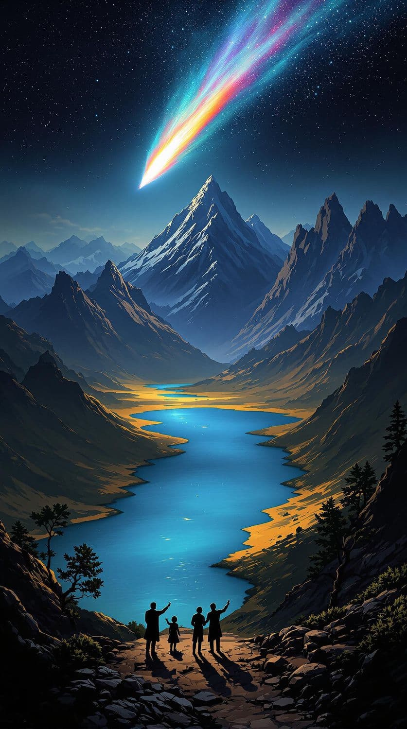 Galactic Mountainscape