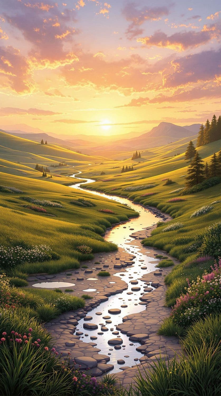 Countryside Sunset