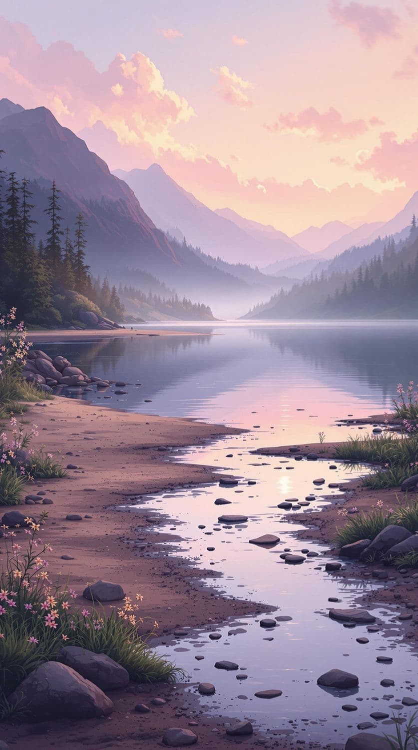 Dawn at the Lakeside