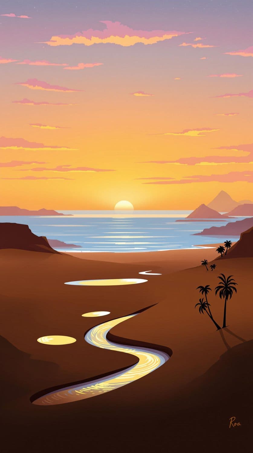 Serene Coastal Sunrise