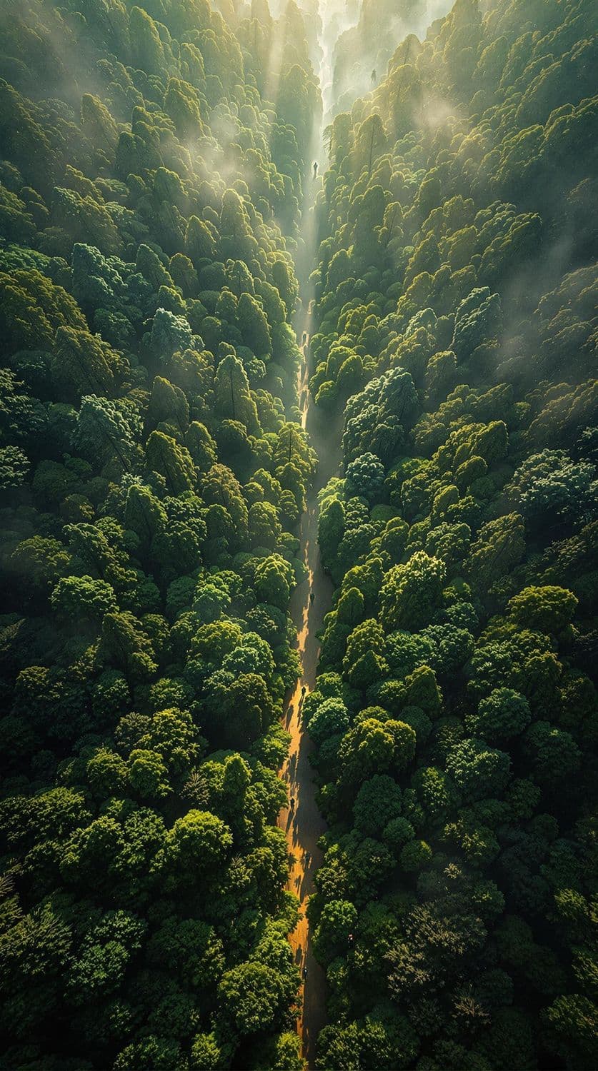 Mystical Rainforest Canopy