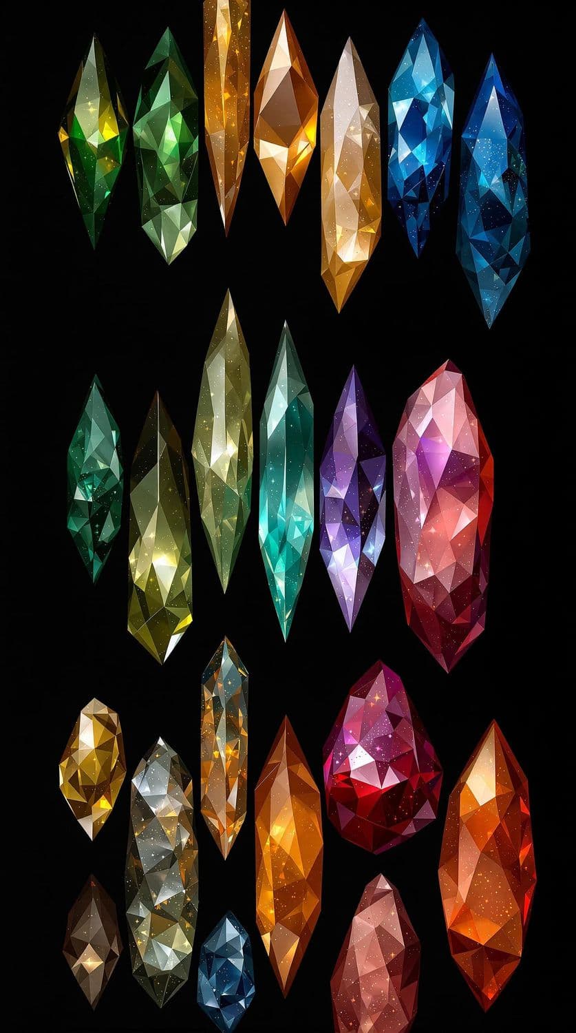 Crystalline Color Cascade