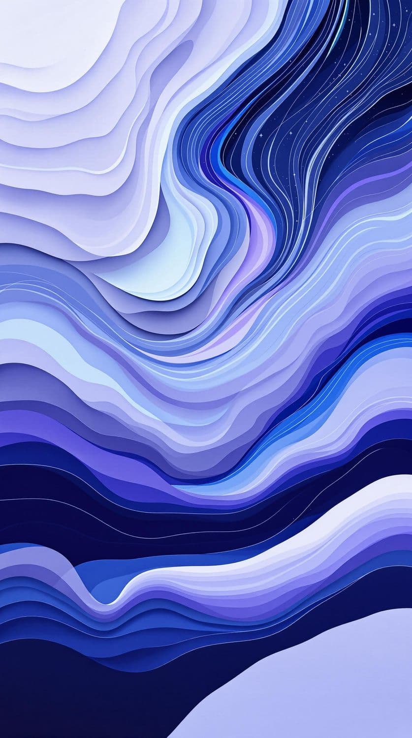 Aurora Nightscape Abstraction