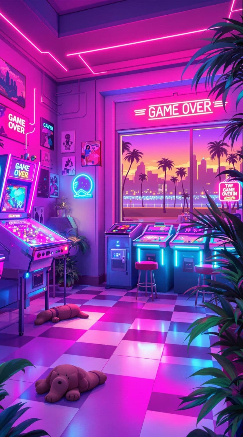 Retro Arcade Dreamscape