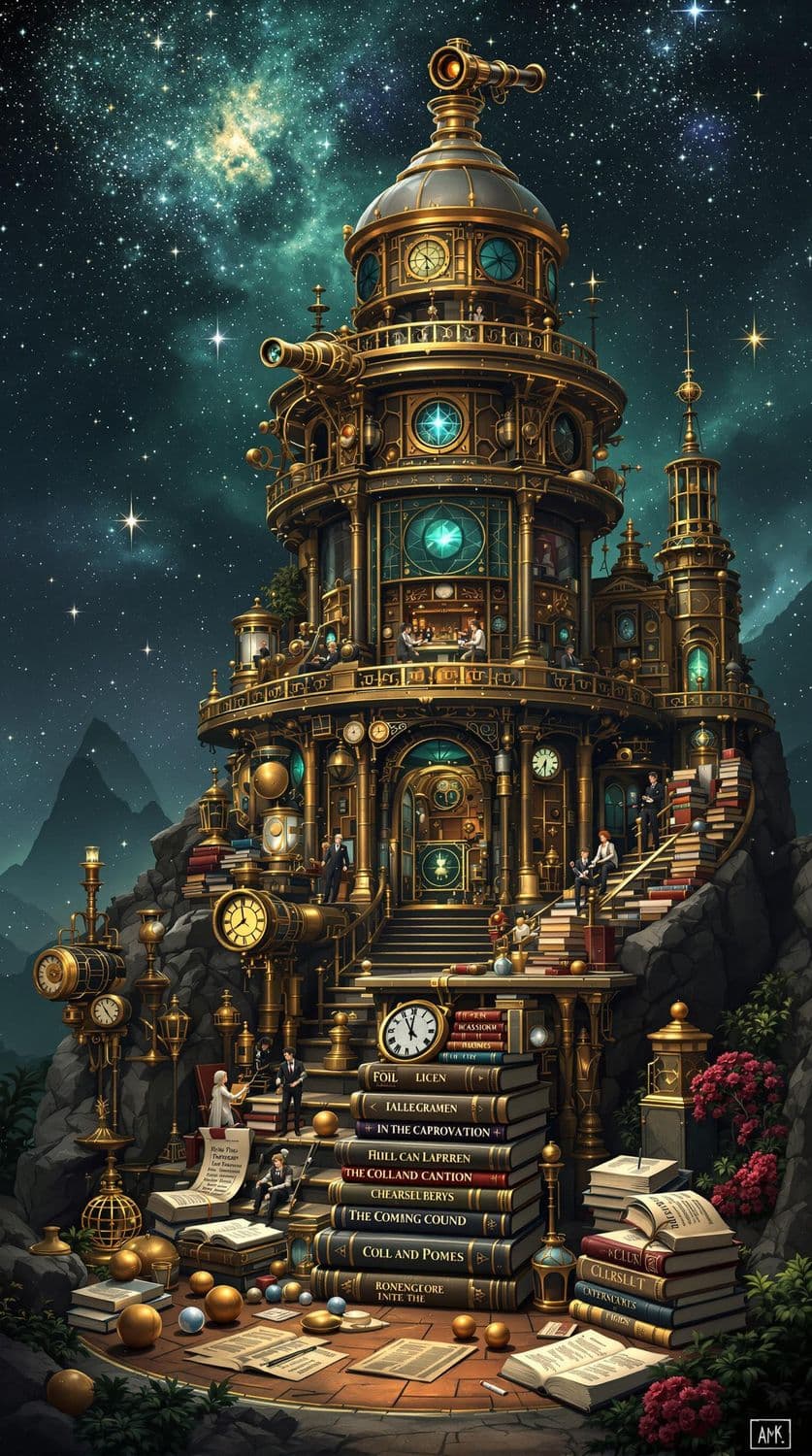 Celestial Steampunk Observatory