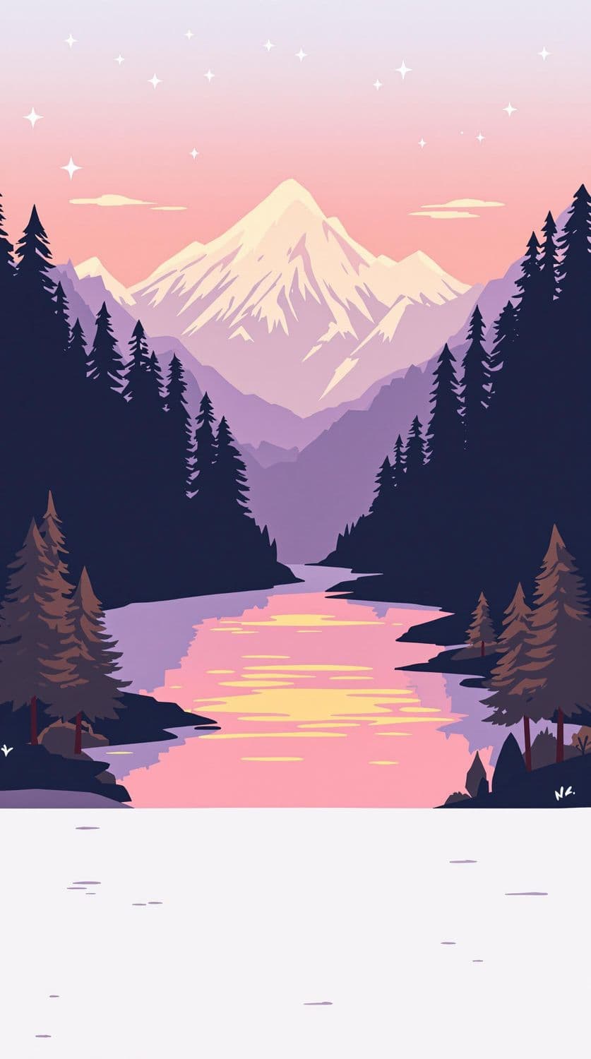 Sunrise Forest Tranquility