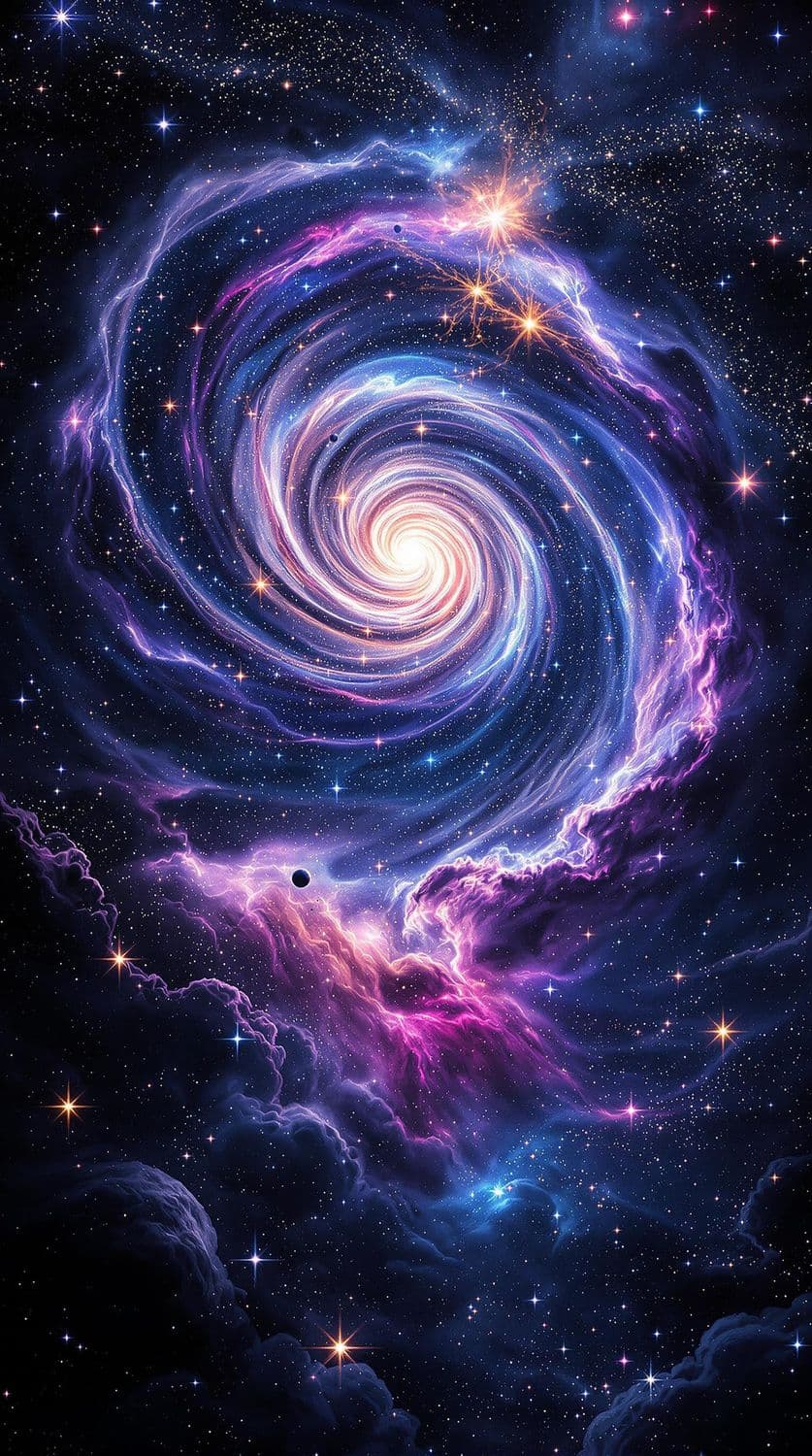 Spiral Galaxy and Supernova