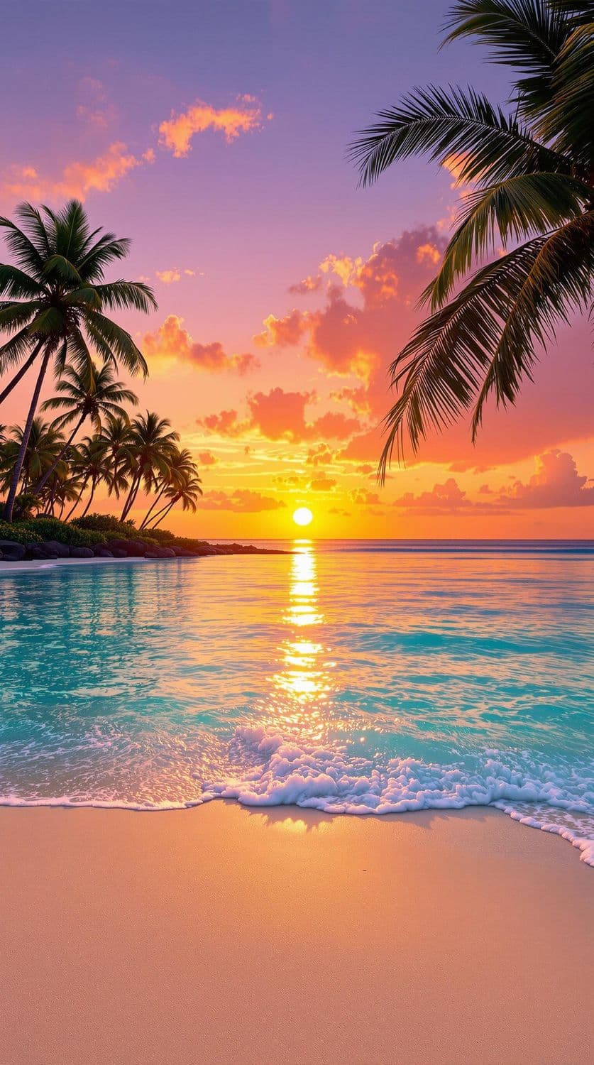 Sunset Lagoon Serenity