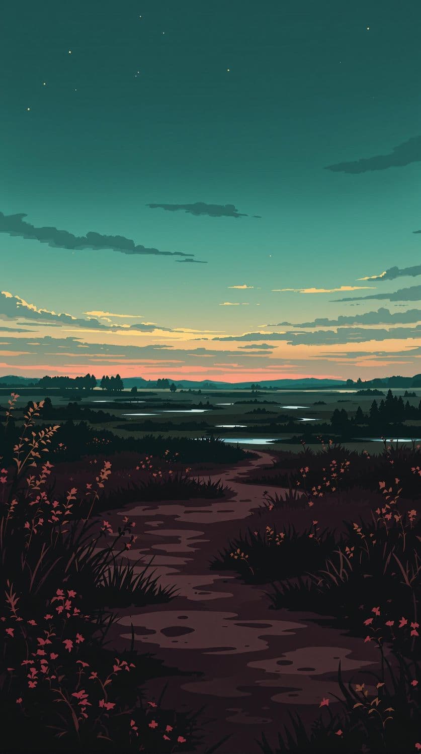 Twilight Prairie Peace