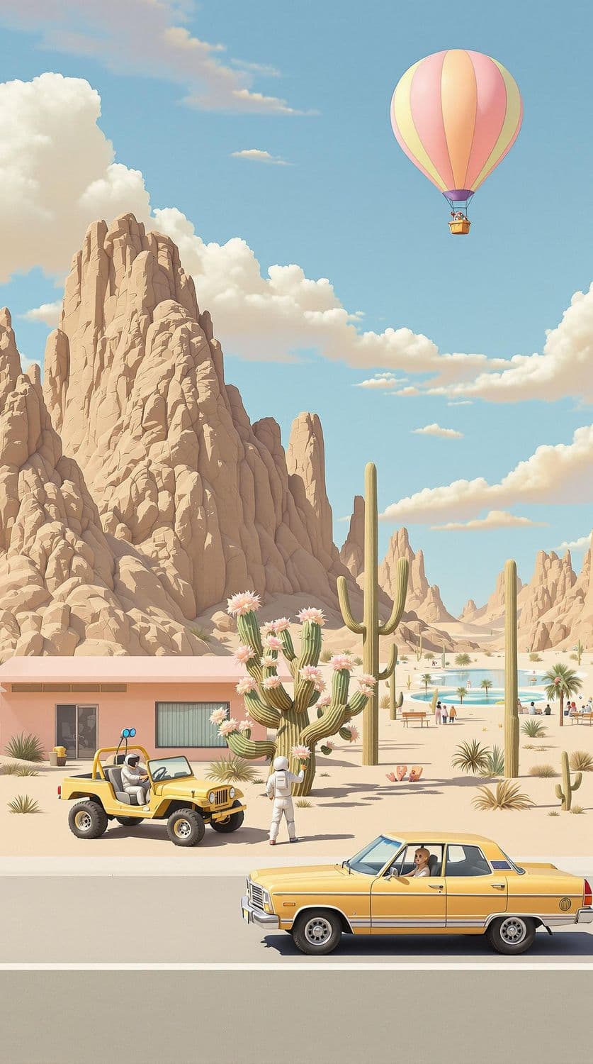 Pastel Desert Fantasy