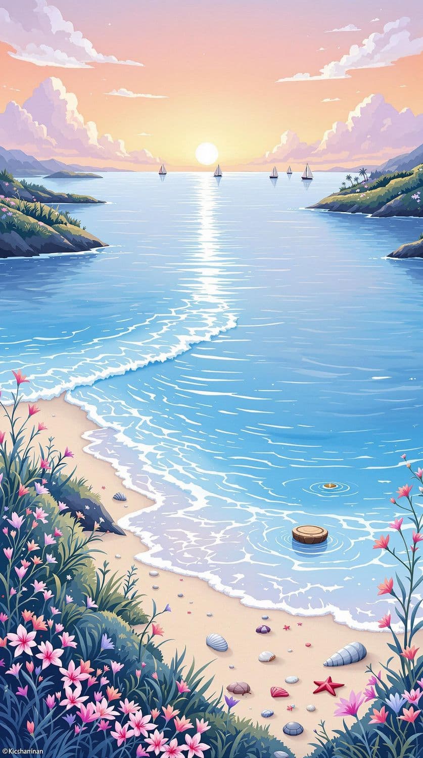 Dreamy Coastal Sunset