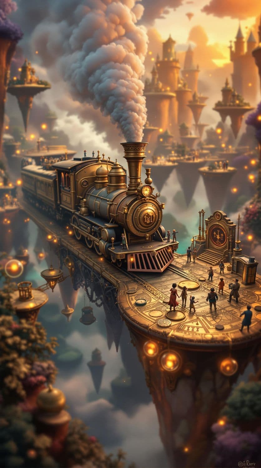 Steampunk Steam Train Adventure
