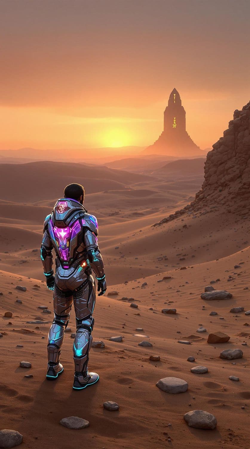 Desert Explorer at Twilight