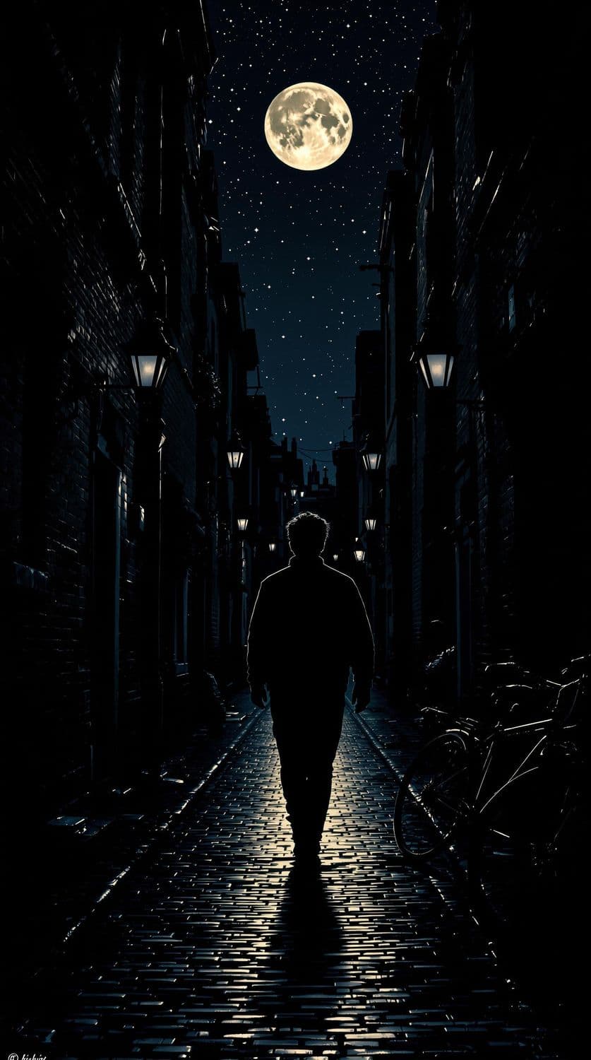 Moonlit Alleyway