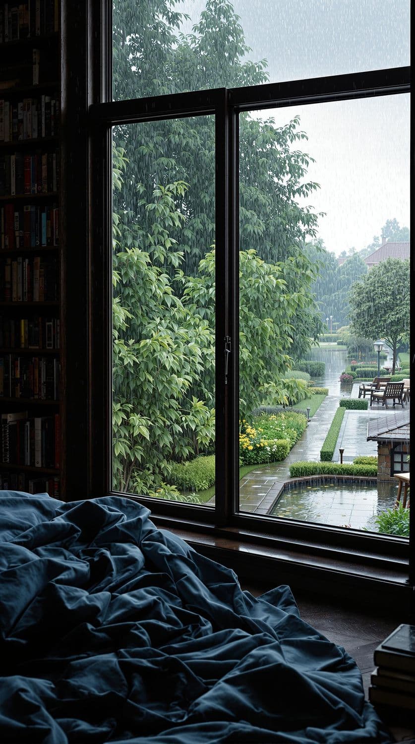 Rainy Garden Library