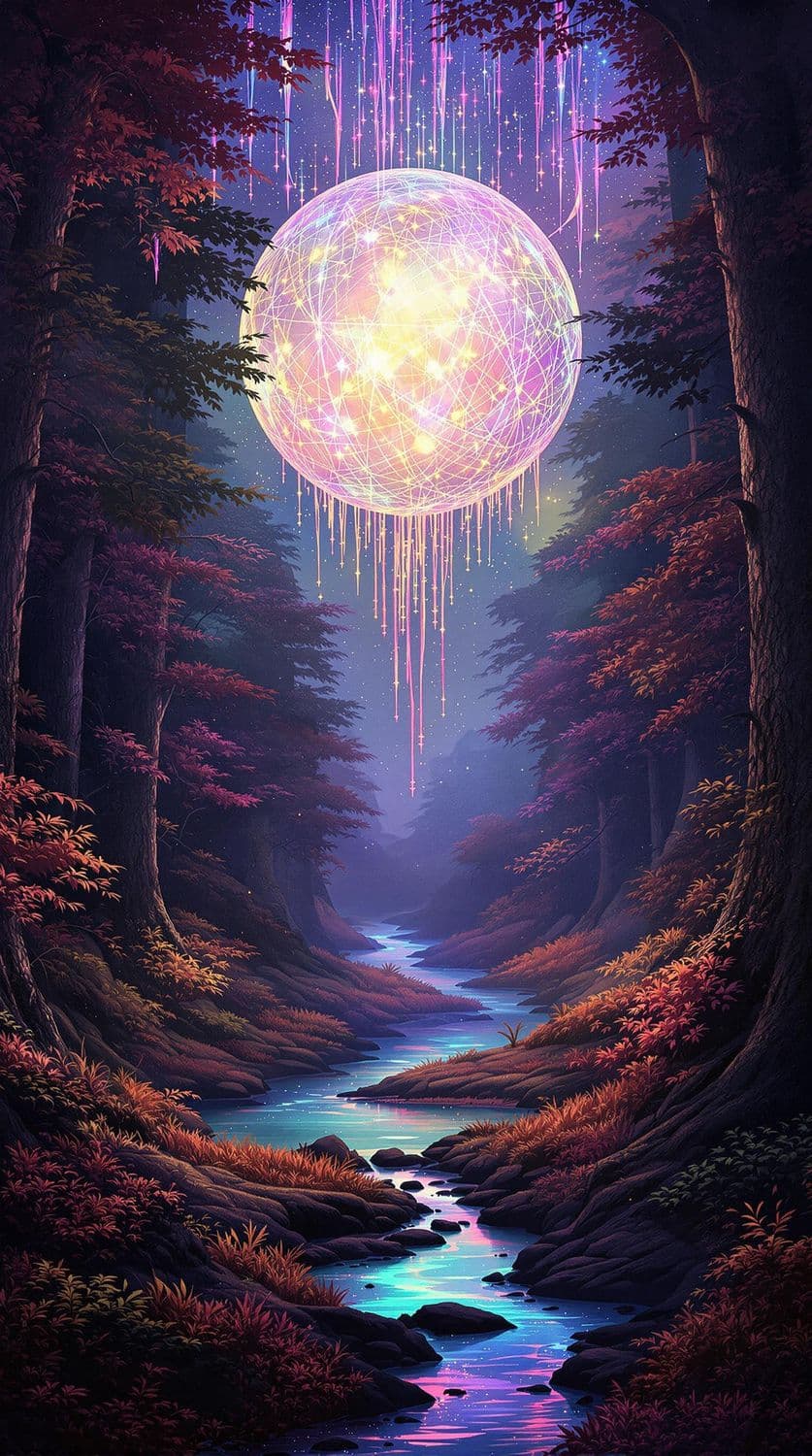 Twilight Forest with Enchanted Sphere