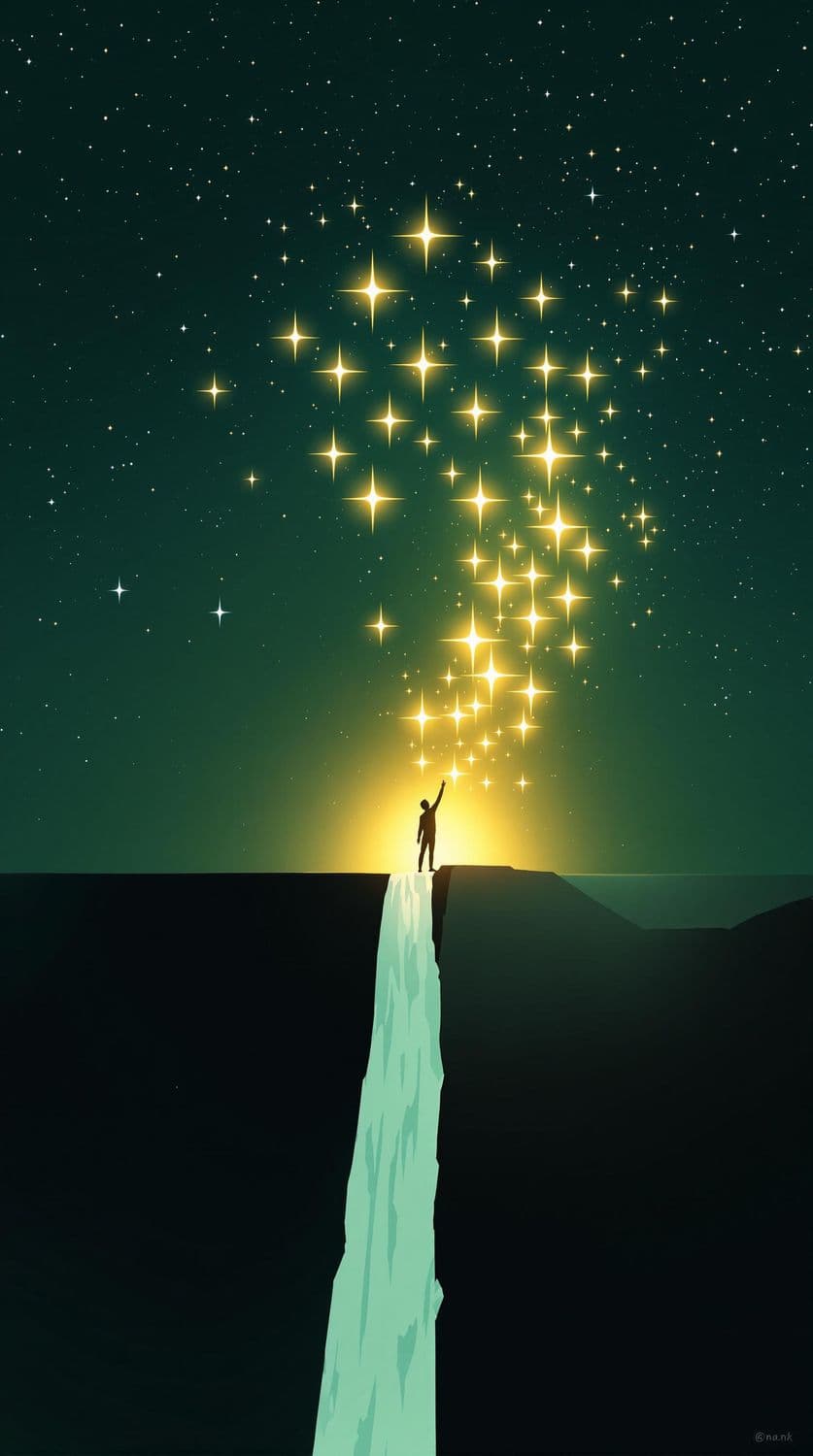 Island of Glowing Stars