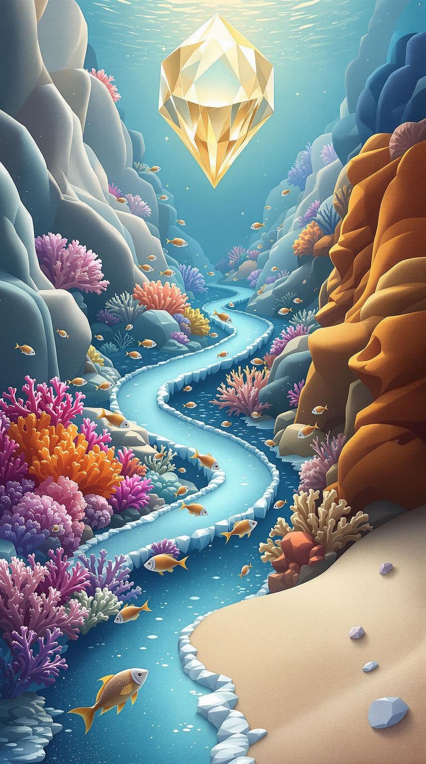 Surreal Coral Reef