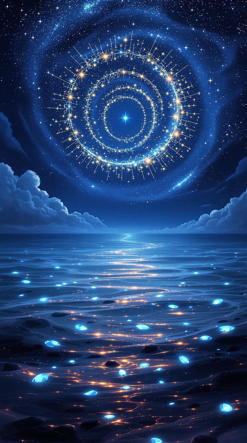 Starry Beach Serenity