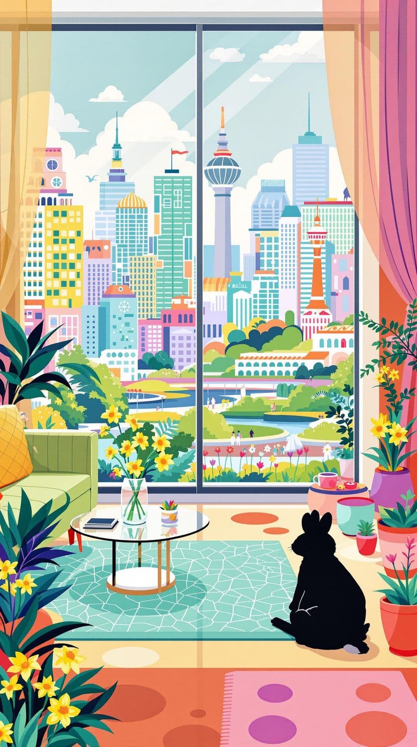 Springtime Urban Oasis