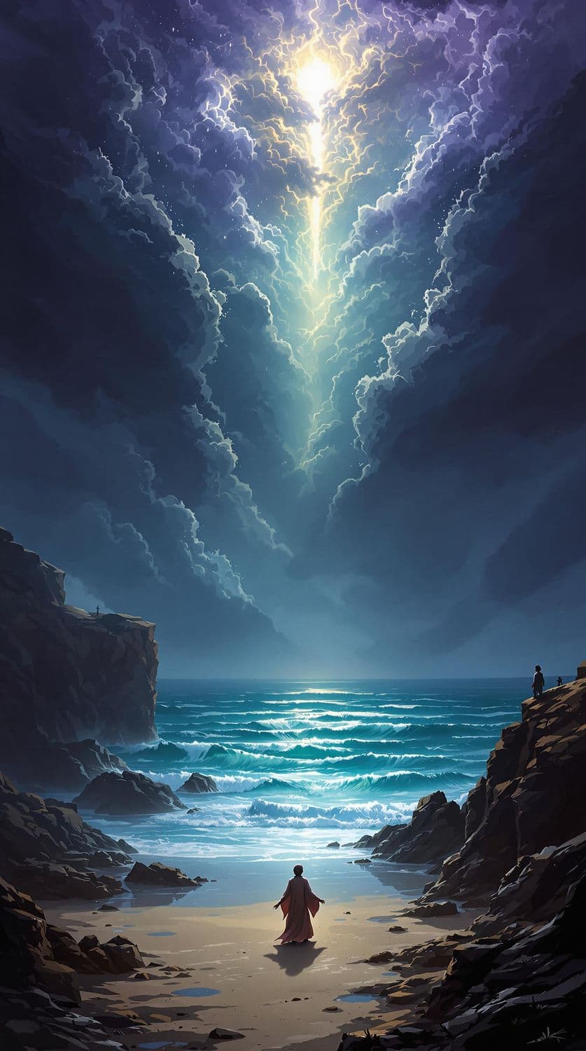 Mystical Seascape at Dawn