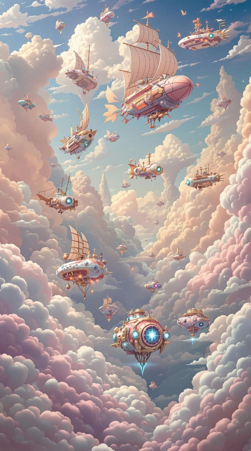 Floating Airship Adventure