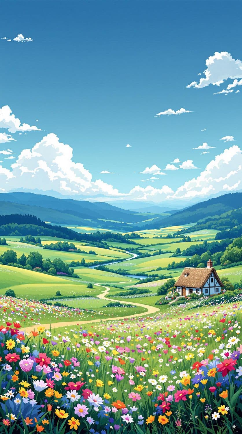 Spring Meadow Morning