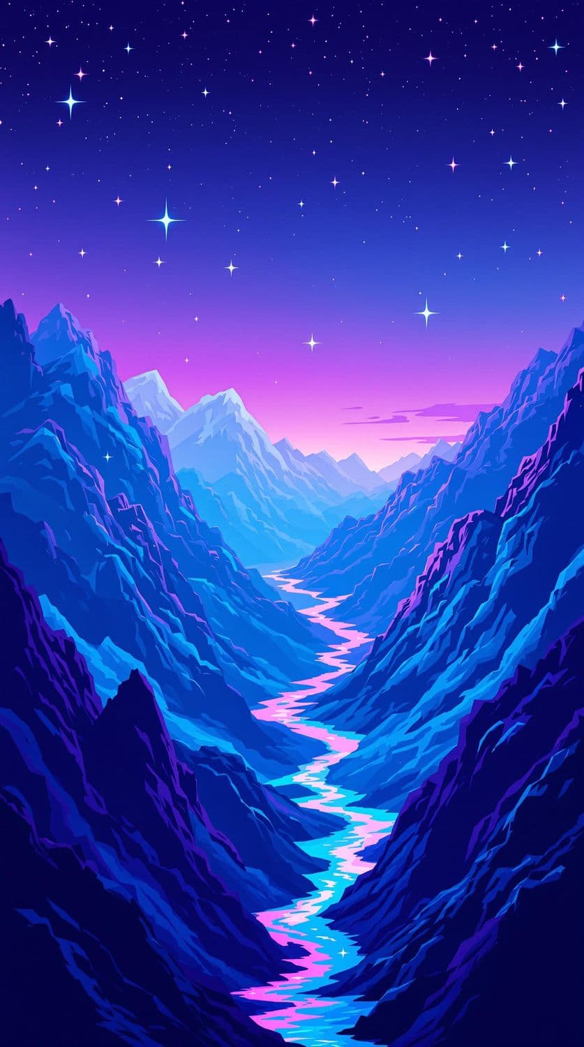 Starlit Mountains