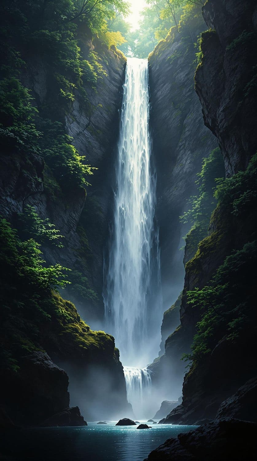 Enchanted Forest Waterfall