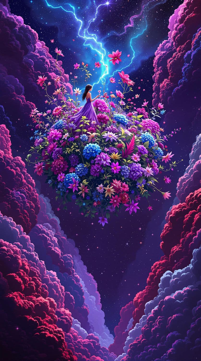 Celestial Garden in the Cosmos