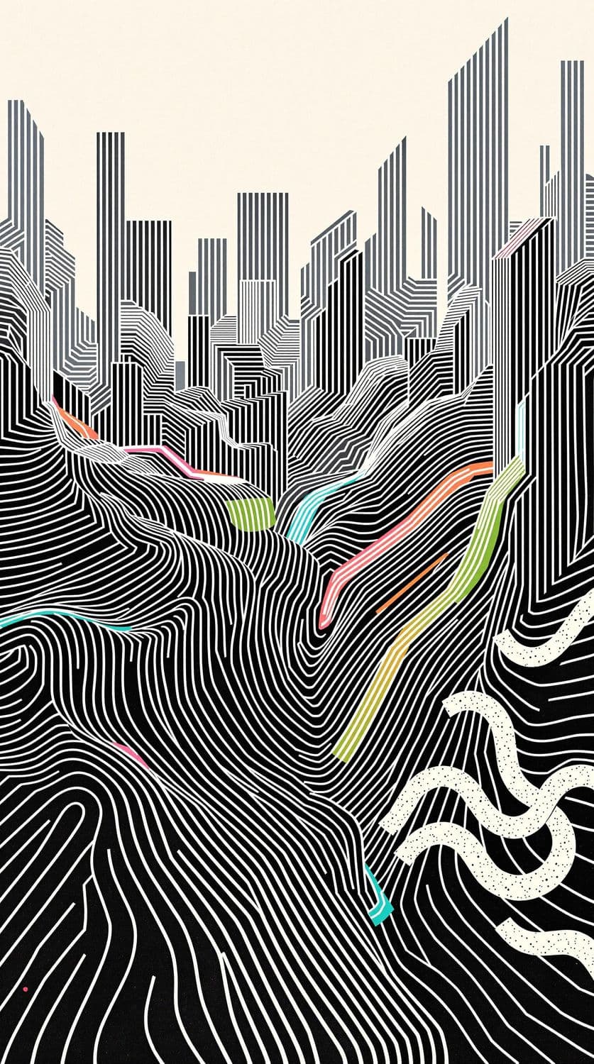 Abstract Urban Waves