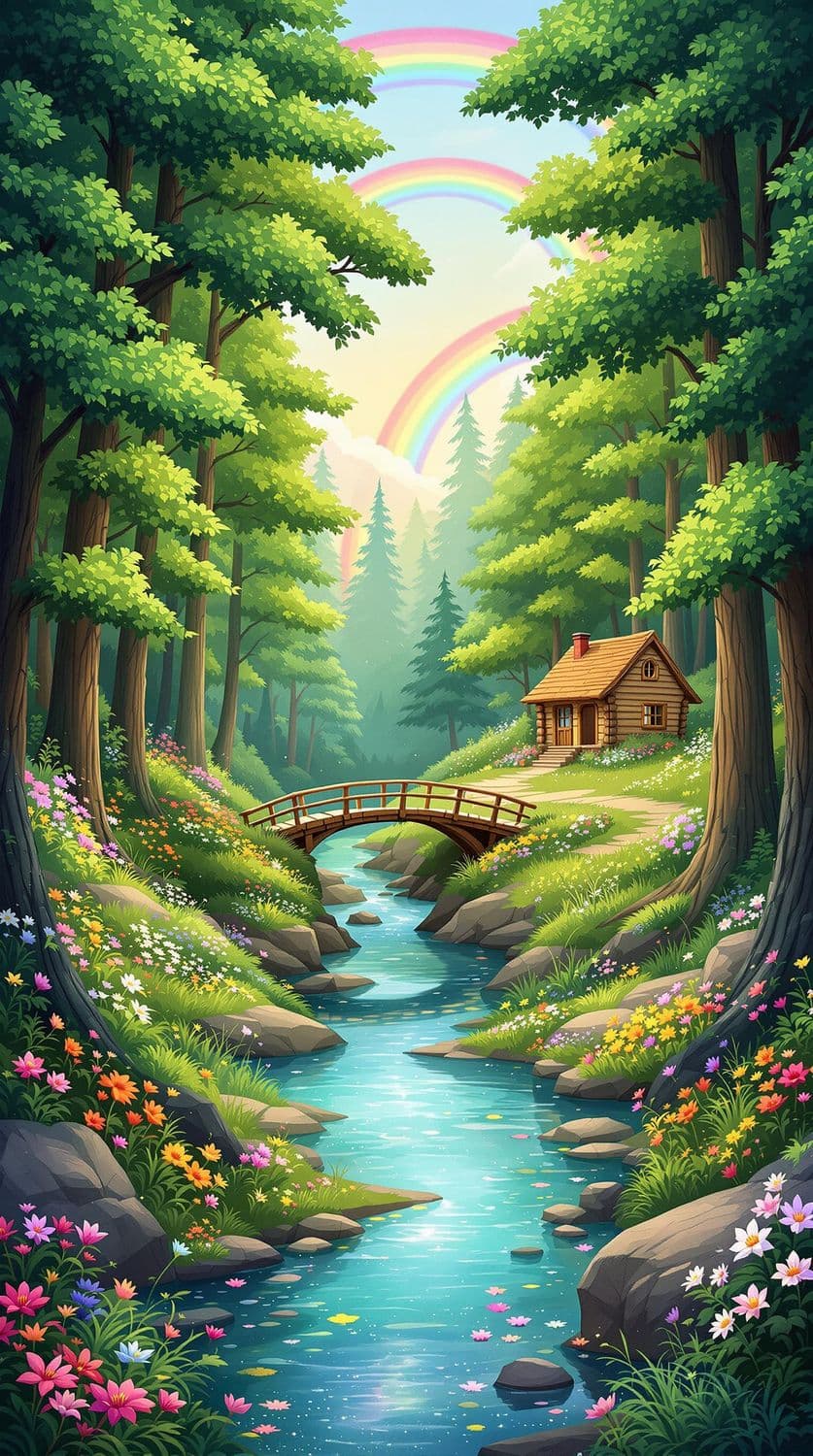Magical Forest Bridge