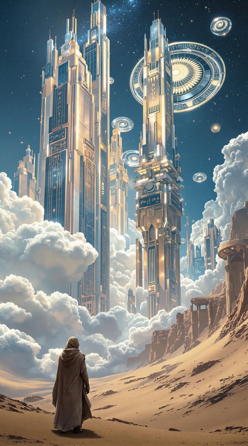 Futuristic Egyptian Skyscrapers