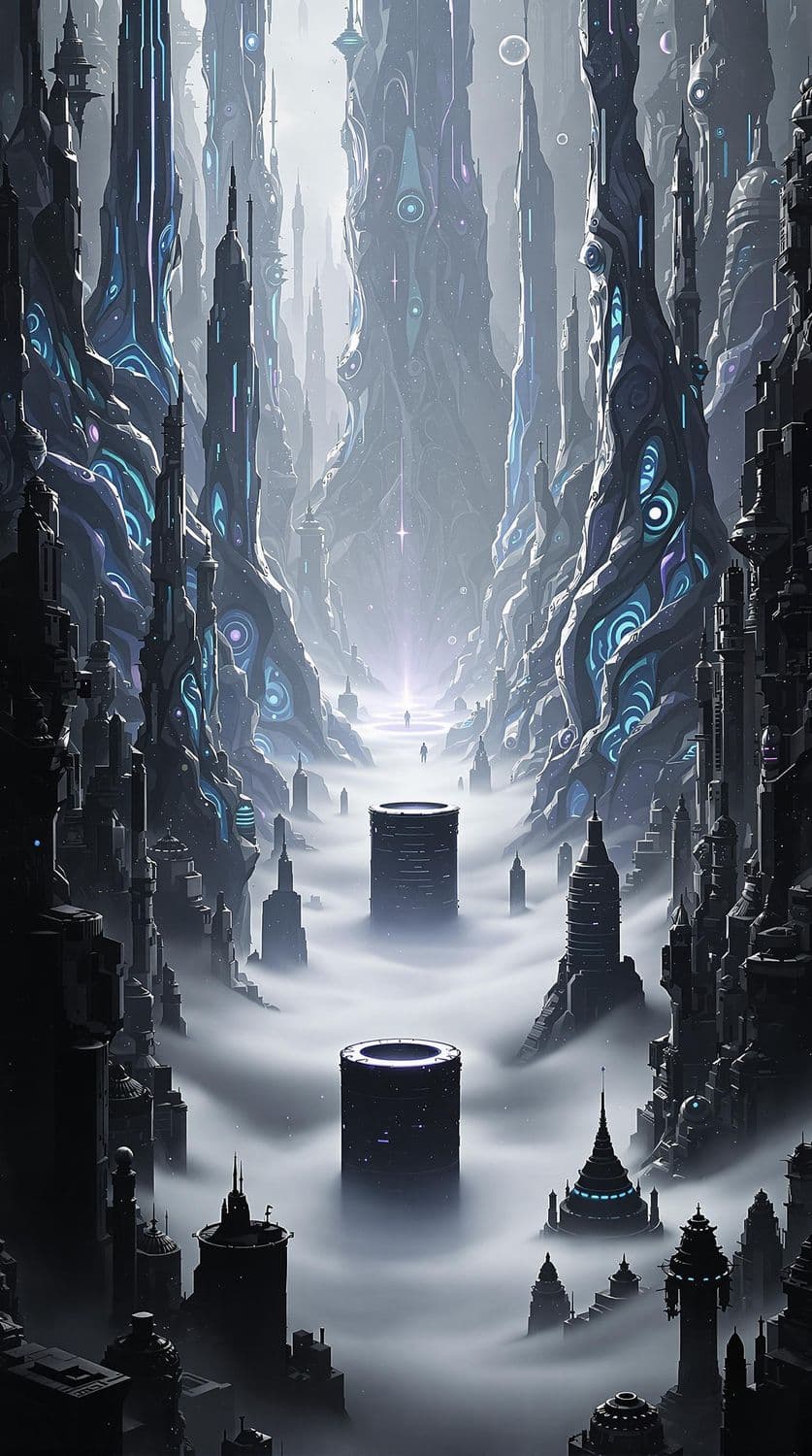 Biomorphic Alien Metropolis