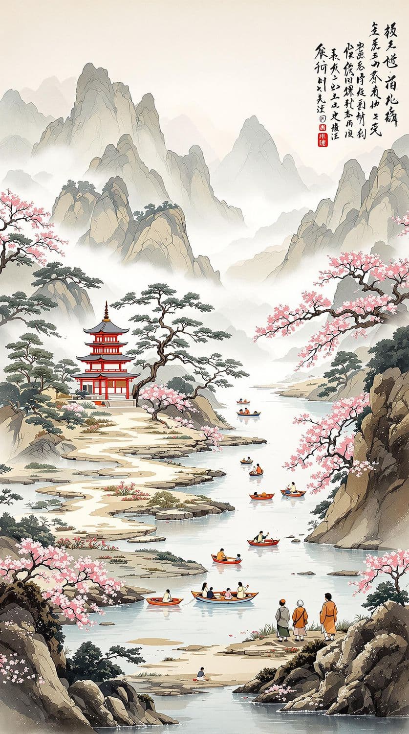 Tranquil River Valley