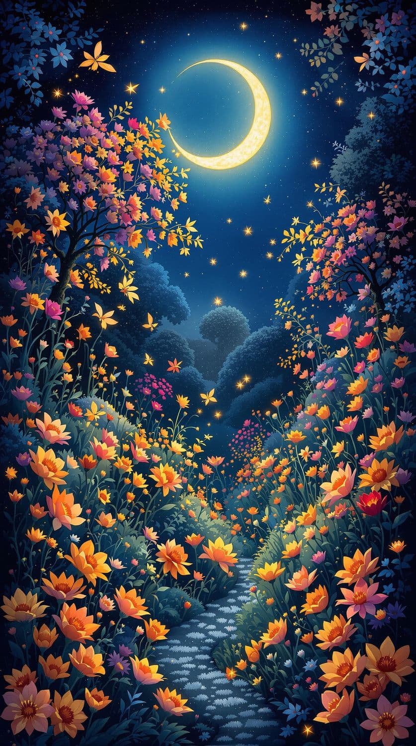 Luminous Night Garden