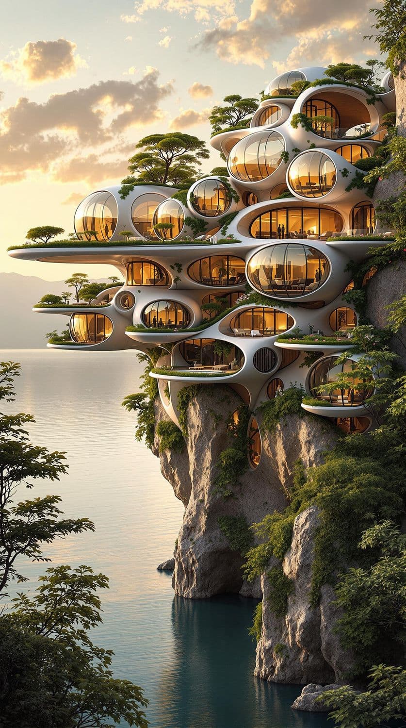 Lakeside Futuristic Living