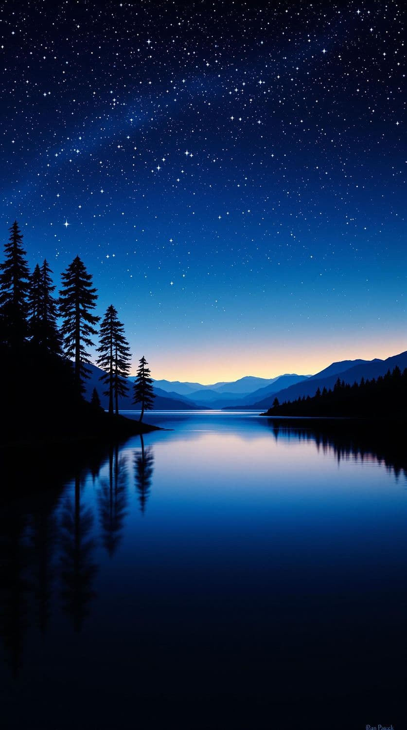 Starry Night by the River