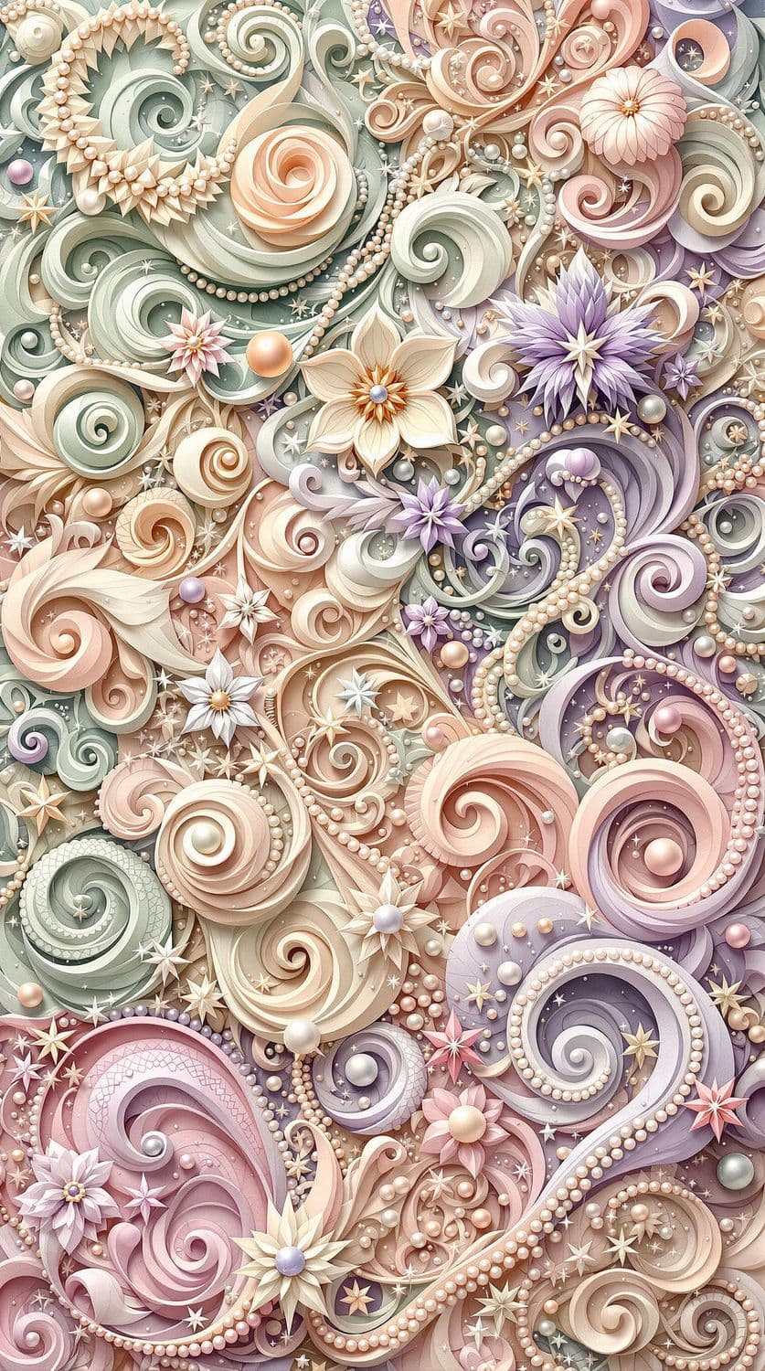 Swirling Pastel Harmony
