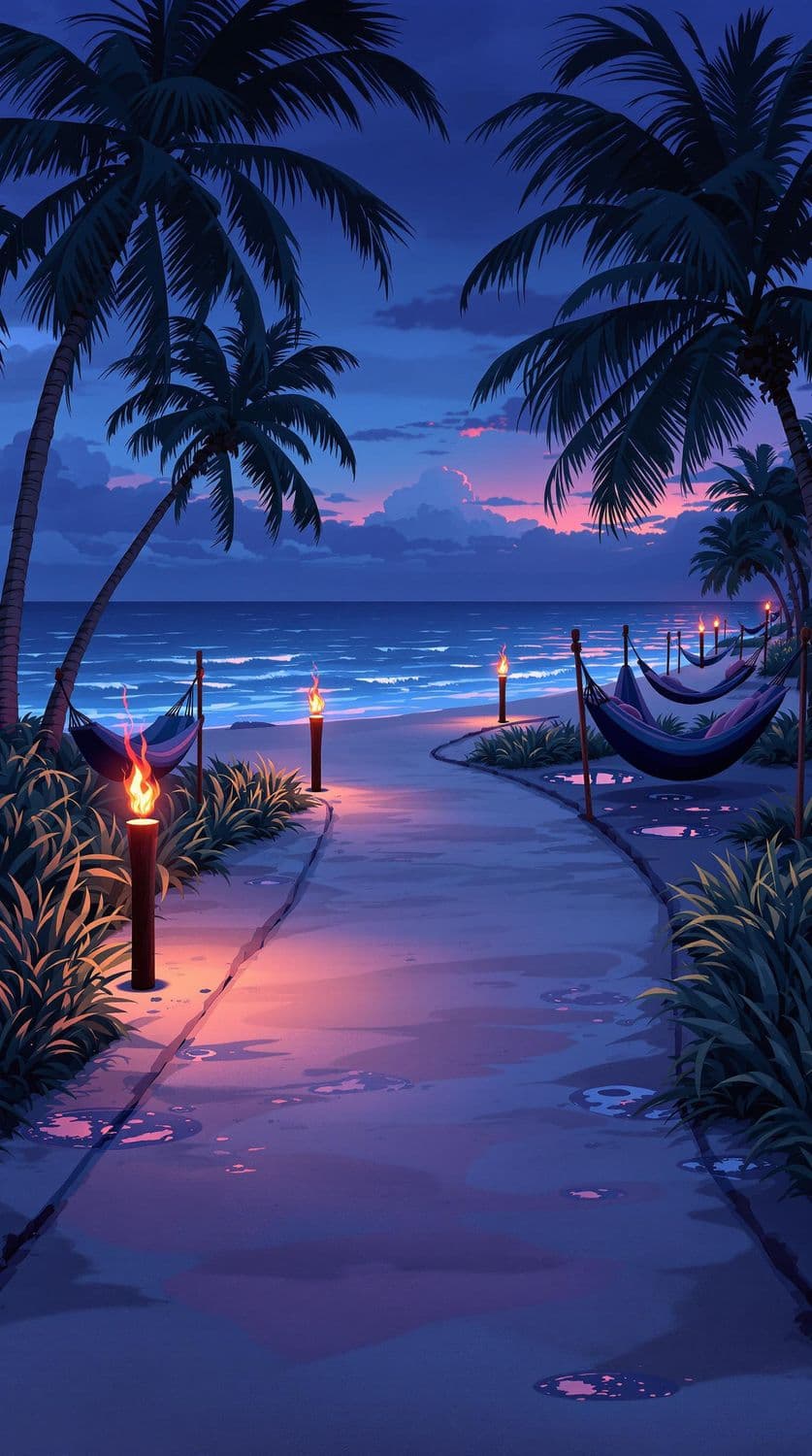 Twilight Beach Serenity