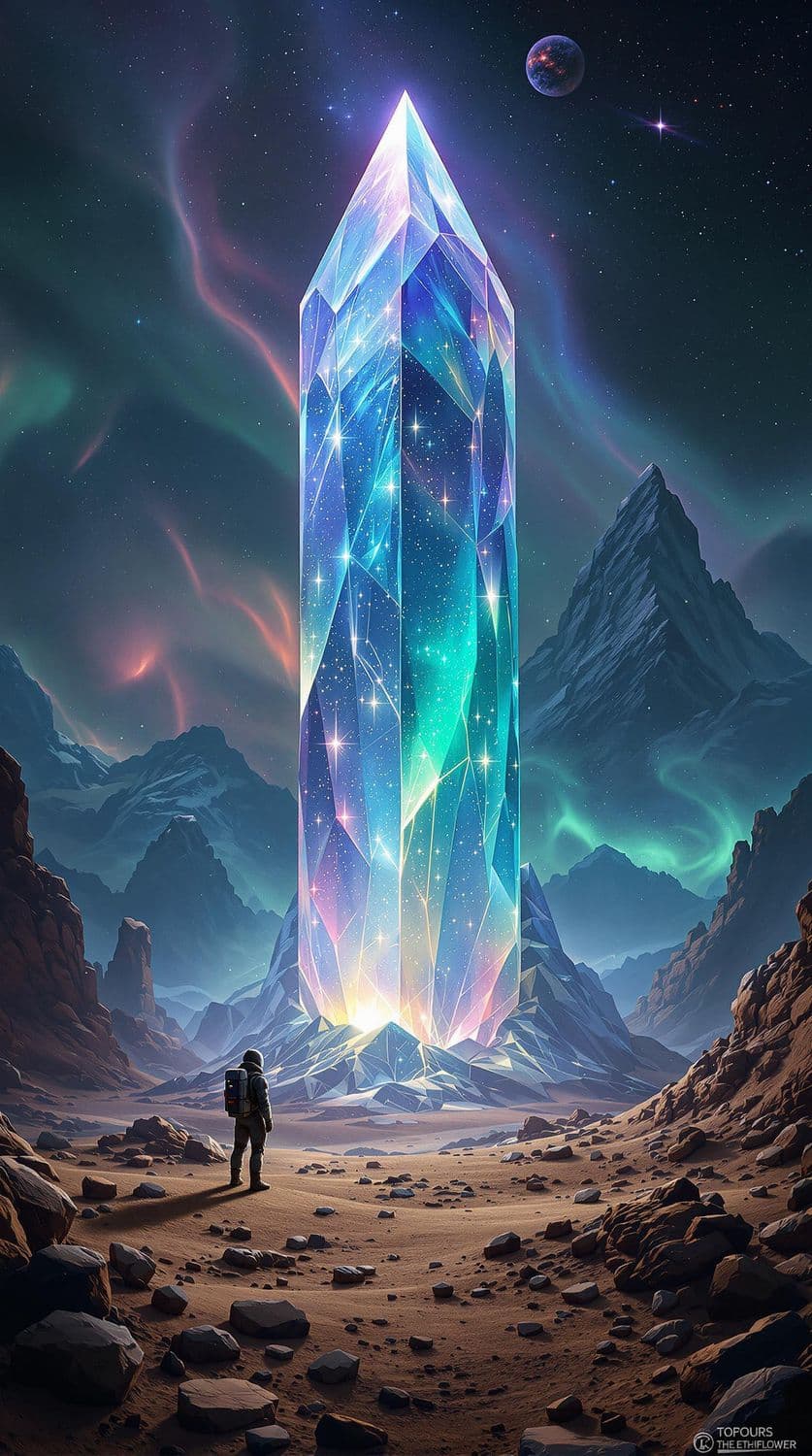 Mystical Crystal Landscape