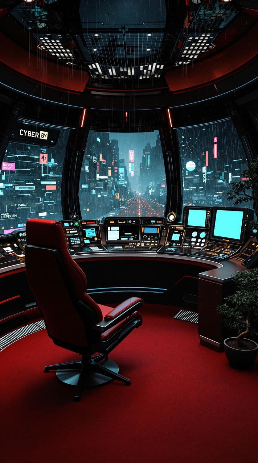 Cyberpunk Command Center