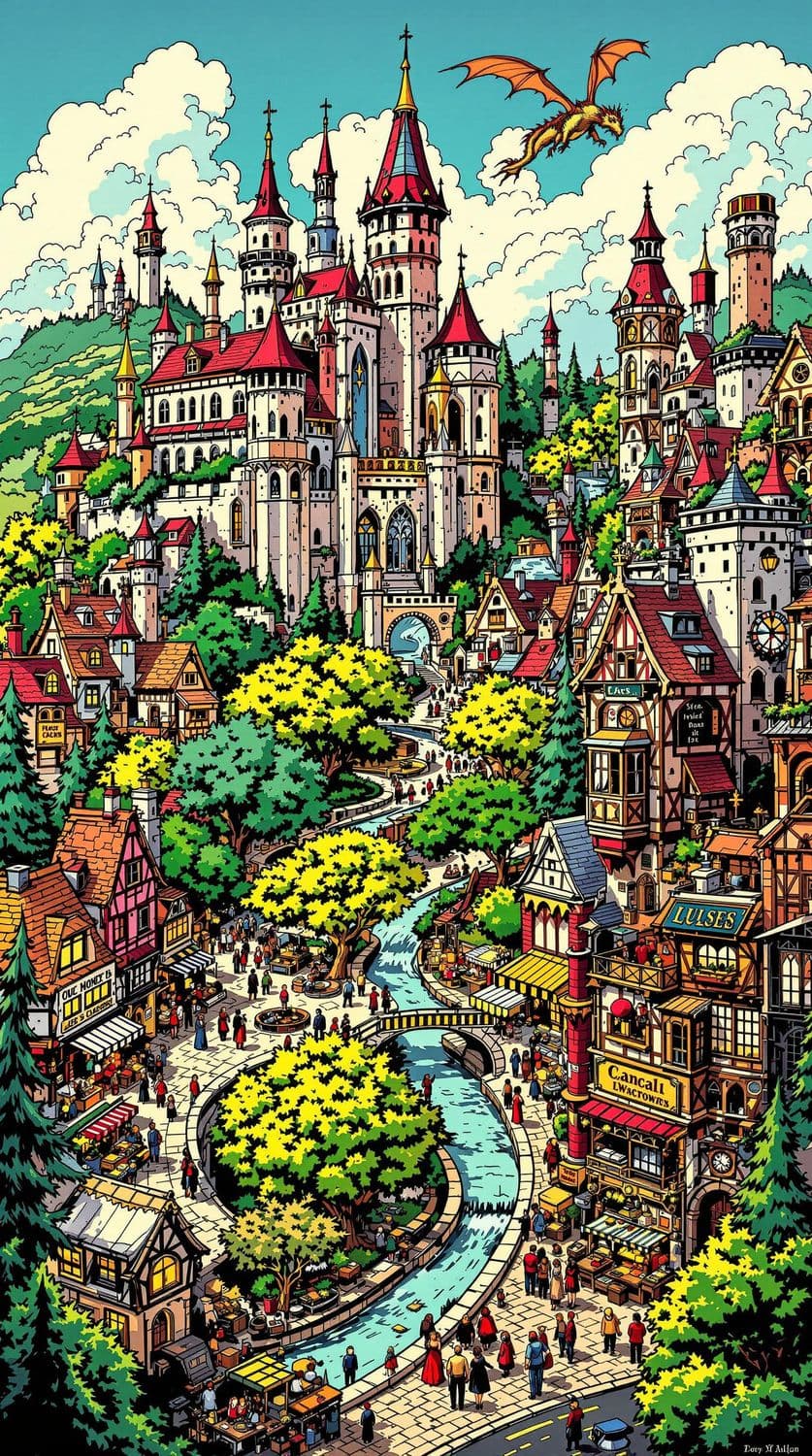 Enchanted Medieval Town