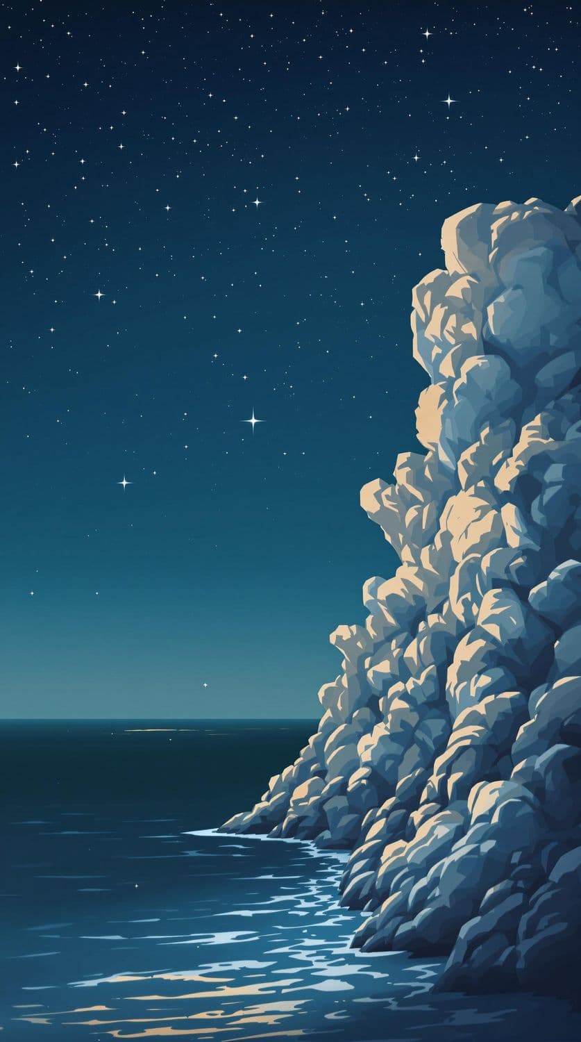 Starry Ocean Reflection