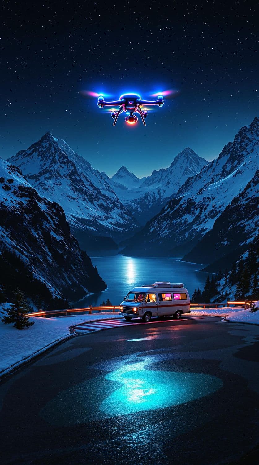 Mountain Drone Adventure