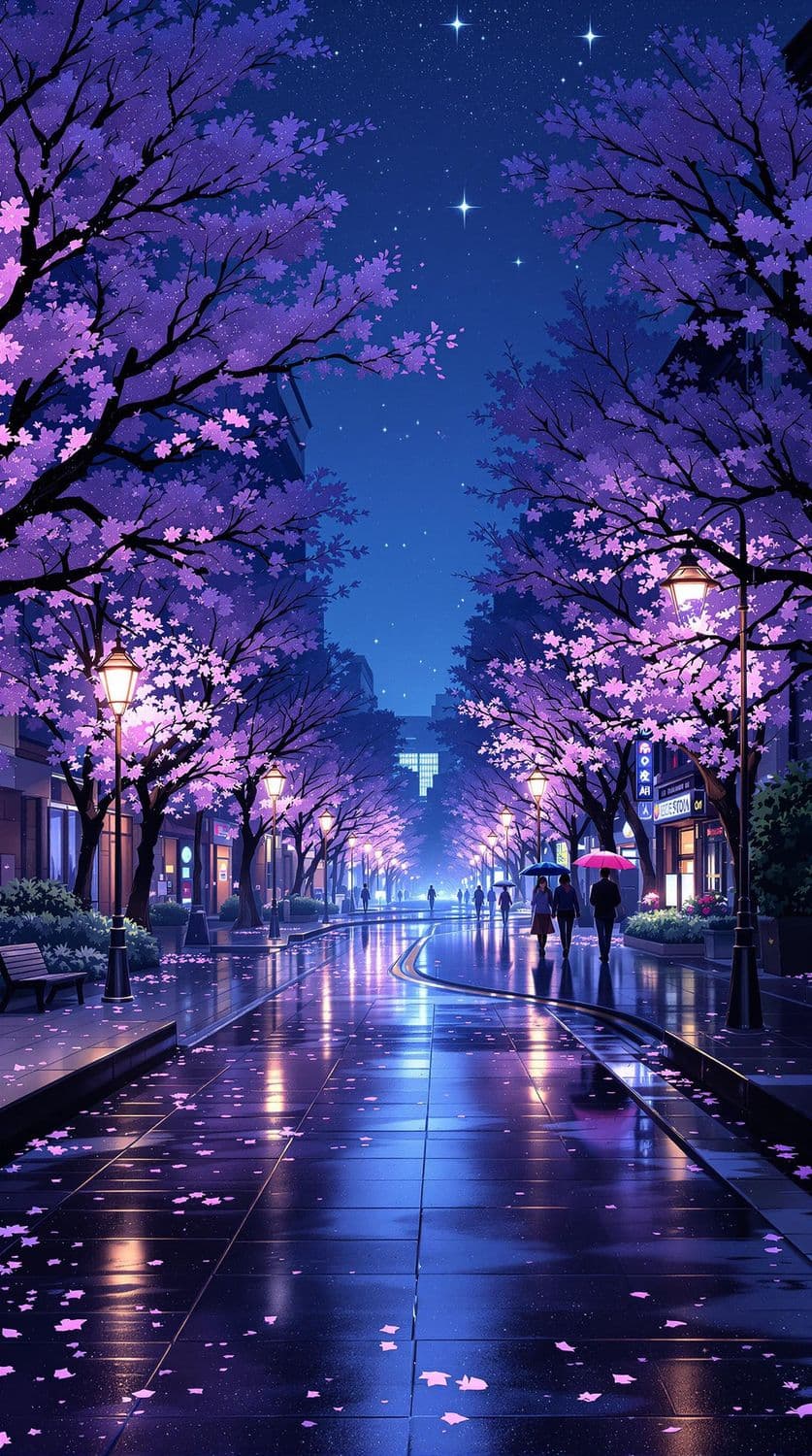 Rainy Urban Street